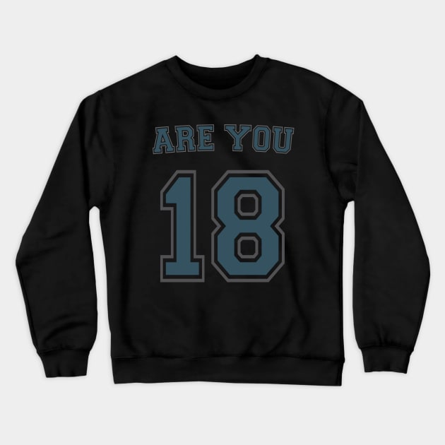 RU 18 Crewneck Sweatshirt by Roufxis